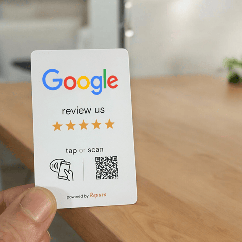 NFC Google review card