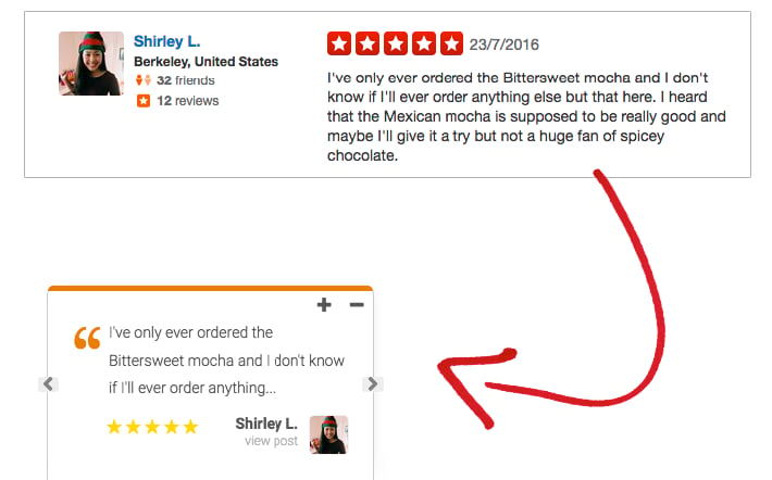 How to embed Yelp reviews widget on your website