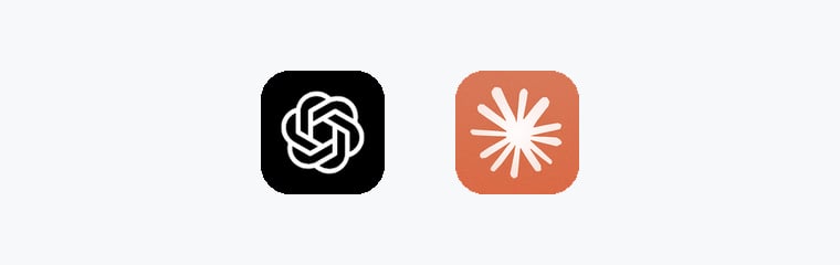 The two assistants Repuso connects to: ChatGPT and Claude