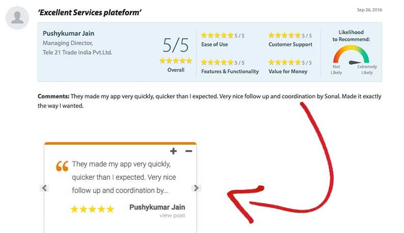 How to embed Capterra reviews widget on your website