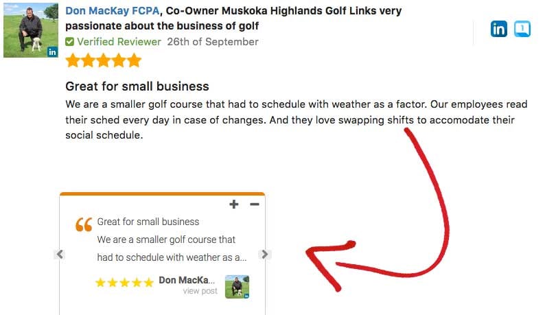 How to embed GetApp reviews widget on your website